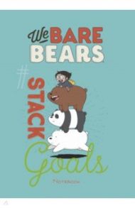 Блокнот. We bare bears, А4, 40 листов, в точку