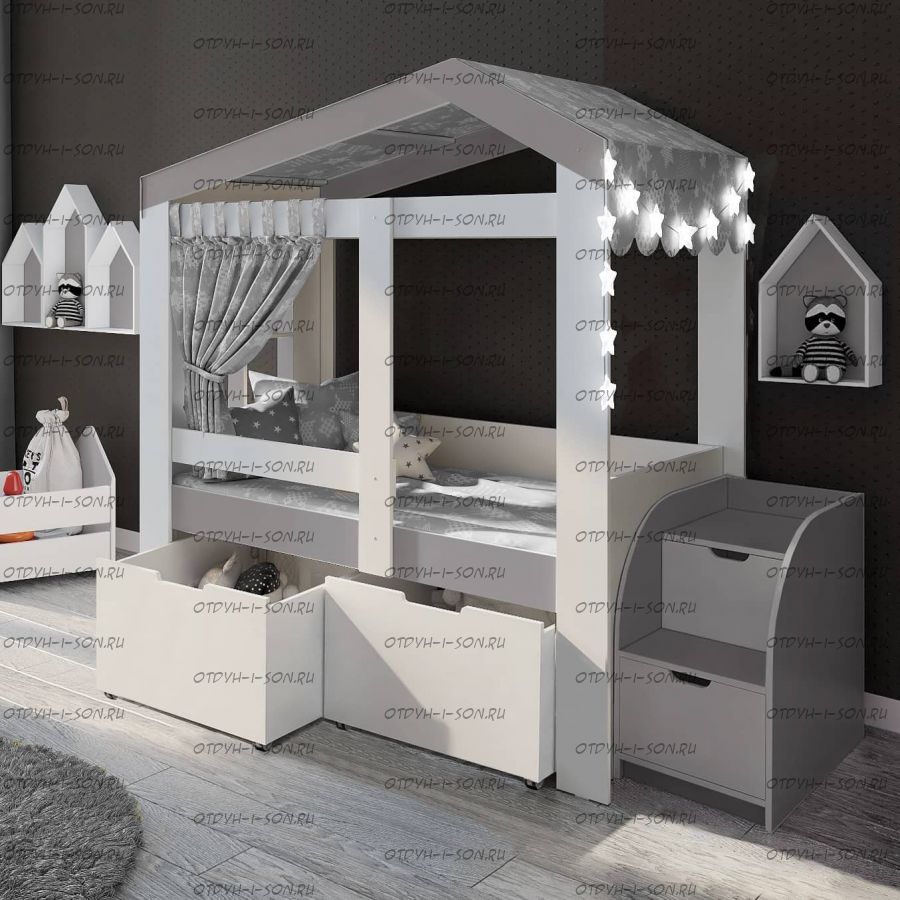 Кровать-домик Сказка ДС-36/1