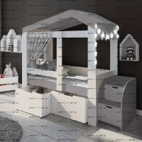 Кровать-домик Сказка ДС-36/1