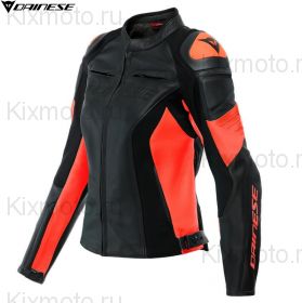 Мотокуртка женская Dainese Racing 4, Черно-красная