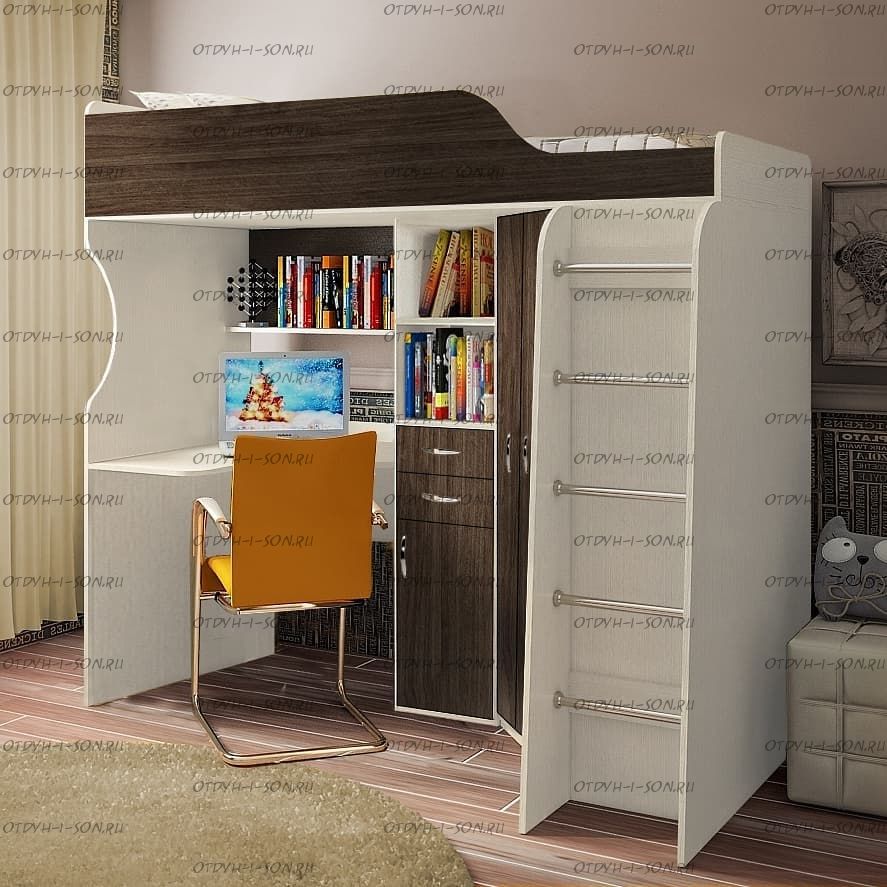 Кровать-чердак Фанки Кидз-7 СВ