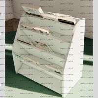 Стеллаж для книг Сказка, белый ДС-23