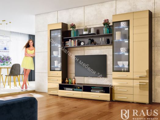 Гостиная "Инесса NEW" Композиции и модули