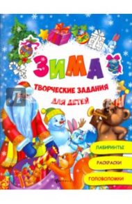 Зима. Творческие задания для детей. Книжка с заданиями / Рыжикова Светлана