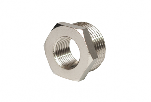Футорка 1 1/2"нар. х 1/2 "вн. никель PRO AQUA