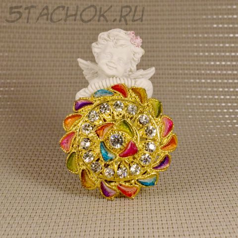 Яркая автоматическая заколка/зажим для платка (США)