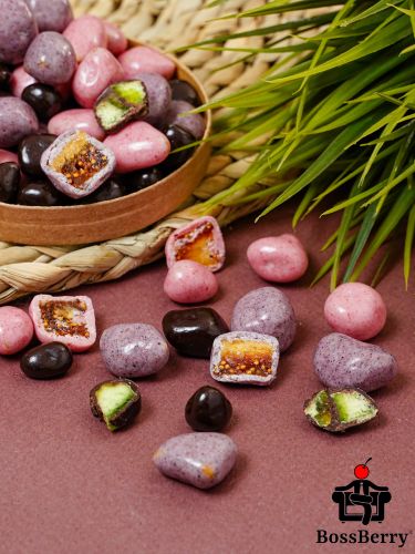 Инжир и помело в шоколадной и йогуртовой глазури ассорти