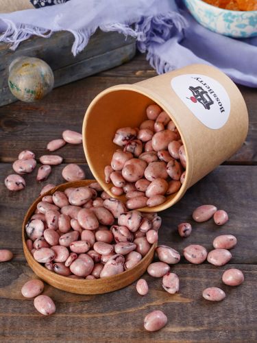 Клюква в малиновой йогуртовой глазури