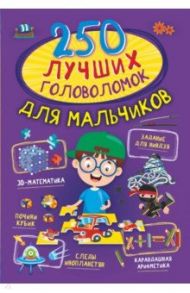 250 лучших головоломок для мальчиков / Прудник Анастасия Александровна, Аниашвили Ксения Сергеевна, Барановская Ирина Геннадьевна