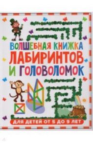 Волшебная книжка лабиринтов и головоломок для детей 5-9 лет