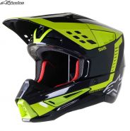 Шлем Alpinestars SM5 Beam, Черно-желтая