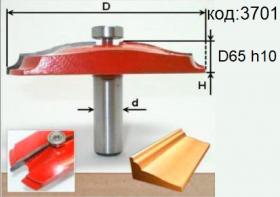 Фреза для изготовления филёнки, мебельных фасадов, мебельных дверей D65. Код: 3701.