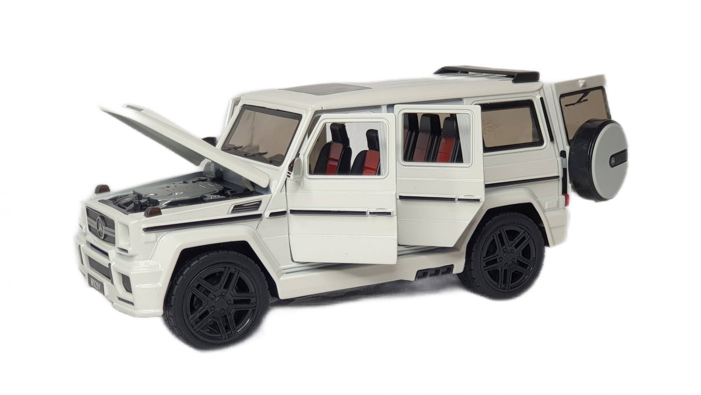 Коллекционная металлическая машинка Mercedes-Benz G65 AMG Гелик 1:24 свет, звук M929Y