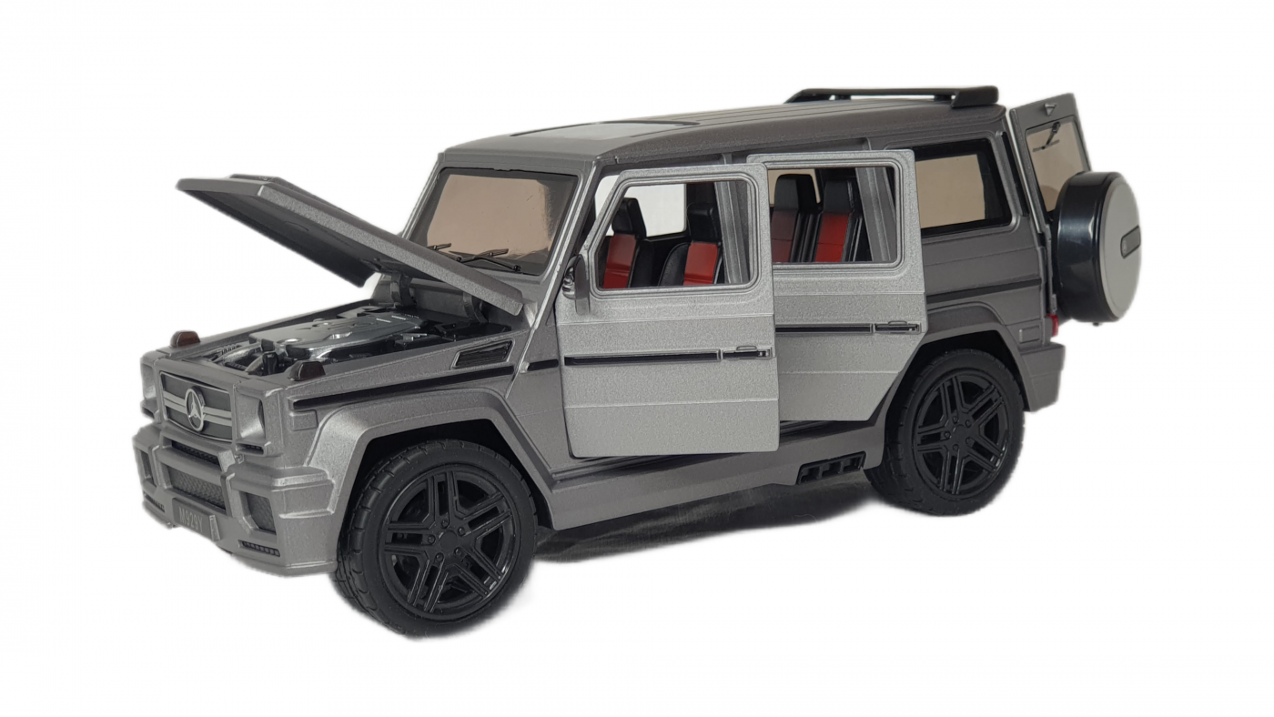 Коллекционная металлическая машинка Mercedes-Benz G65 AMG Гелик 1:24 свет, звук M929Y