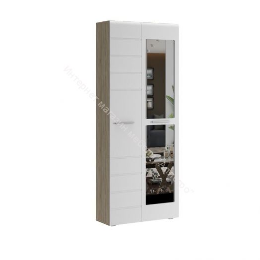 Шкаф для одежды с зеркалом ИН-107 "Инесса NEW"