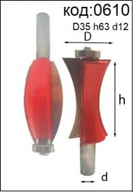Фрезы для бочек, ванн, кадушек, купелей, бань бочек. Код: 0610.