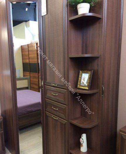 Карина Шкаф  ШК-1011  для одежды и белья угловой