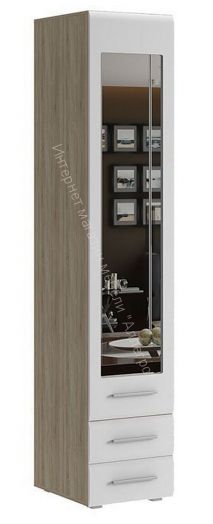 Шкаф многоцелевой с зеркалом ИН-115 "Инесса NEW"