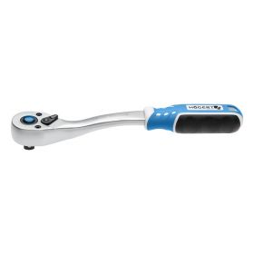 HT1R328 Трещотка изогнутая с кнопкой 3/8", 72 зубца HOEGERT