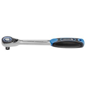 HT1R302 Трещотка прямая с кнопкой 1/2", 72 зубца HOEGERT