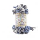 Пряжа PUFFY COLOR Alize цвет 6075