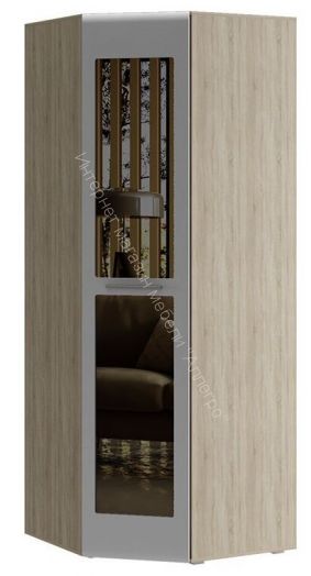 Шкаф угловой с зеркалом ИН-117 "Инесса NEW"