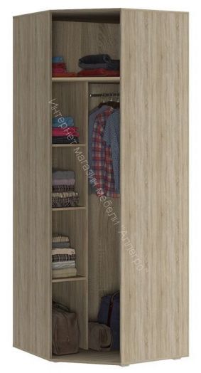 Шкаф угловой с зеркалом ИН-117 "Инесса NEW"