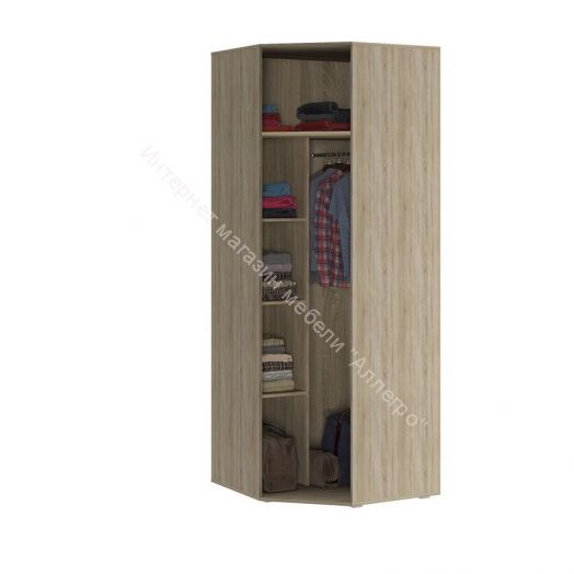 Шкаф угловой с зеркалом ИН-117 "Инесса NEW"