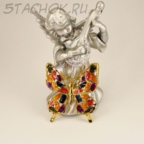 Брошь "Яркая бабочка" (США)
