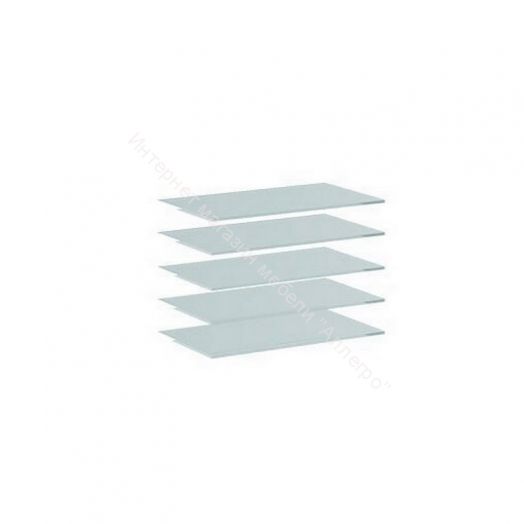 Стеклополки ИН-512 к шкафу многоцелевому ИН-122 (5шт.) "Инесса NEW"