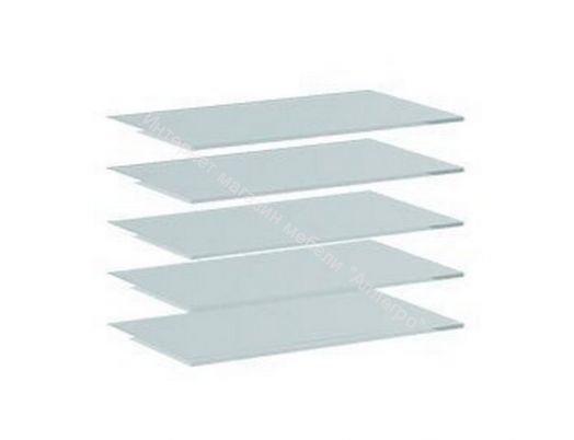 Стеклополки ИН-512 к шкафу многоцелевому ИН-122 (5шт.) "Инесса NEW"