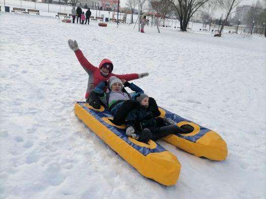 Командные лыжи для взрослых и детей