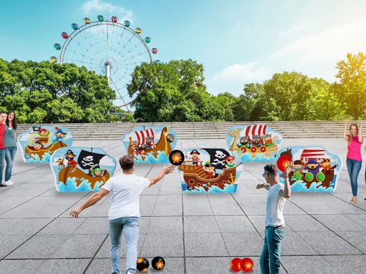 Морской бой — игра в боулинг по мотивам популярной игры