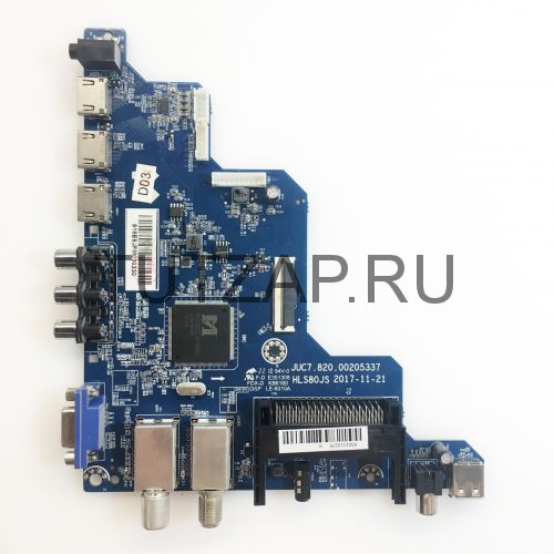 Материнская плата JUC7.820.00205337 HLS80JS для телевизора Dexp F49D7000C