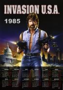 Chuck Norris (Чак Норрис). Постер (плакат) + календарь 1985 год. Размер 30х40 см Msh Ali Oz