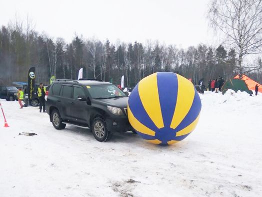 Аттракцион "Большой надувной мяч"