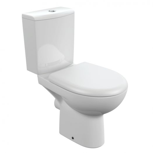Унитаз-компакт Nature New Clean on 011 3/5 безободковый, нижн. подв, прямой выпуск, сид.микролифт
