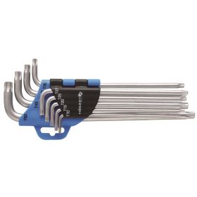 HT1W818 Набор Г-образных удлиненных ключей TORX, Т10-Т50, 9 шт. HOEGERT
