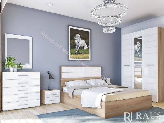 Кровать с настилом 1,4 ИН-614/н "Инесса NEW"