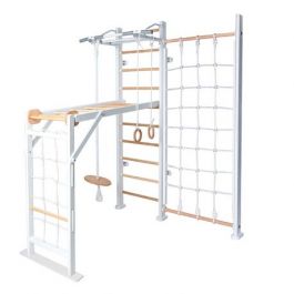 ДСК PERFETTO SPORT Scala in legno con rete 2 bianco-naturale PS-131