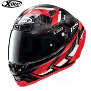 Мотошлем X-Lite X-803 RS Ultra Carbon Motomaster, Черно-красный