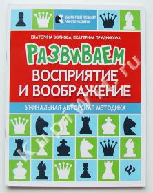 Развиваем восприятие и воображение: шахматная тетрадь для дошкольников