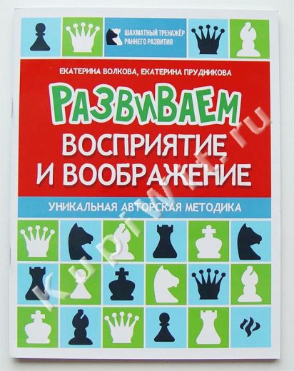 Развиваем восприятие и воображение: шахматная тетрадь для дошкольников