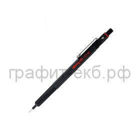 Карандаш мех.0.7мм Rotring 600 черный 1904442