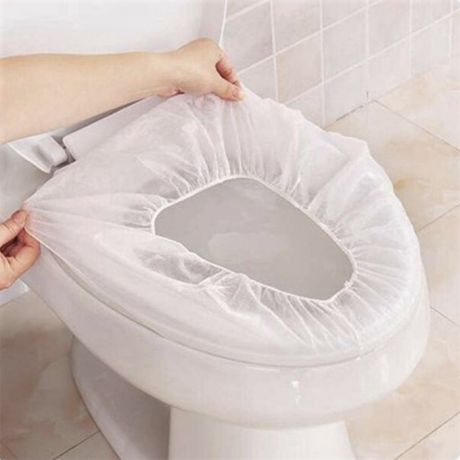 Дорожный набор одноразовых покрытий на унитаз Non-Woven Toilet Mat, 4 шт.