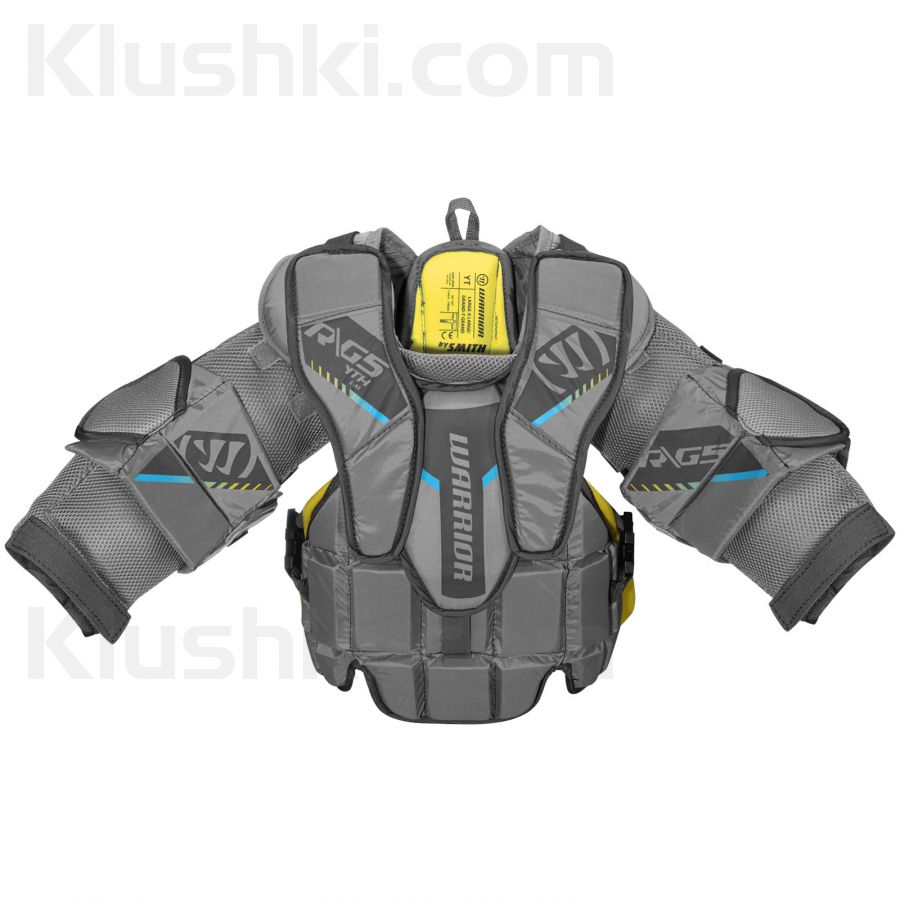 Нагрудник вратаря детский Warrior G5 Chest&Arm YTH (GRY)