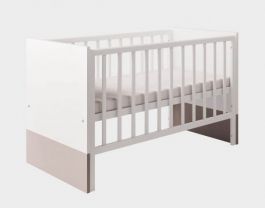 Кроватка детская Polini kids Classic 140х70см, белый снег - макиато