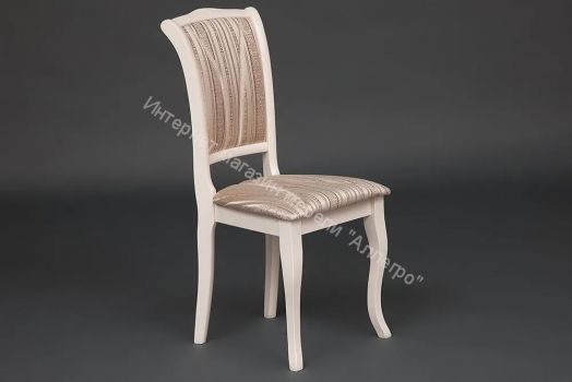 Стул Opera Ivory White - Бежевый - рисунок Золотистый (Op-sc)
