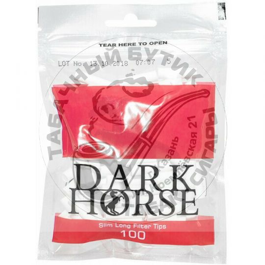 Фильтры для самокруток DarkHorse Regular (8 мм) - 100 шт