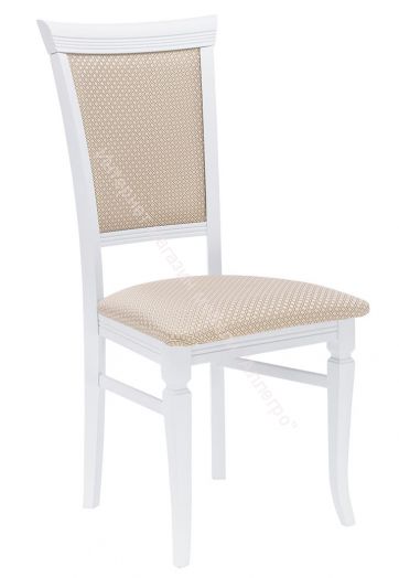 Стул Leset Монтана Белый 9003/жаккард Антина ваниль Ж4.07
